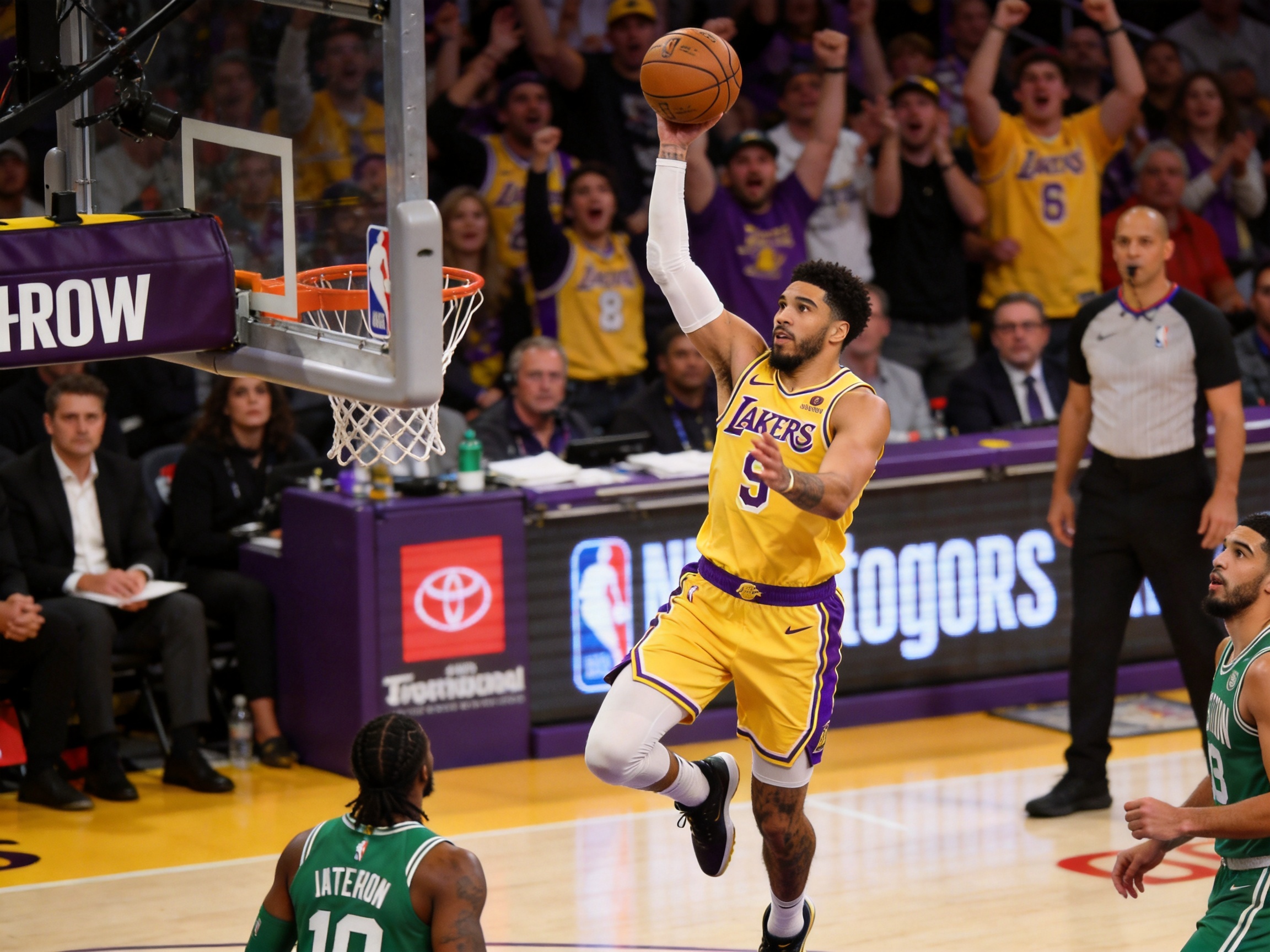 新体育 - 专业体育资讯平台、足球篮球赛事报道与数据统计 - NBA季后赛、湖人112、108凯尔特人全场高光时刻、87万次播放、视频集锦